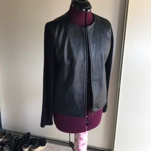 Leather sweater classic